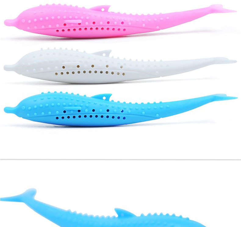 Kalakujuline silikoonmänguasi kassidele