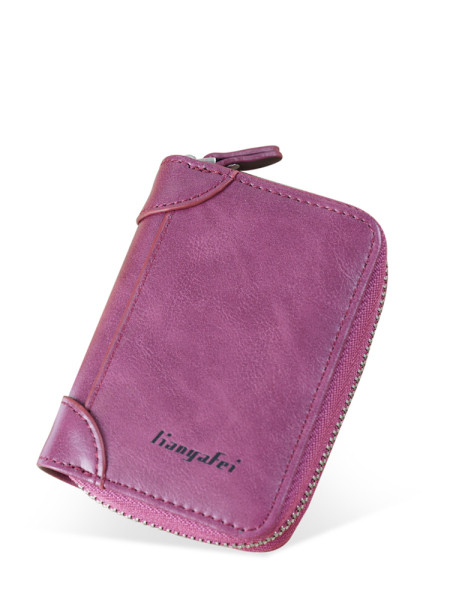 Sieviešu maks ar eko ādas rāvējslēdzēju