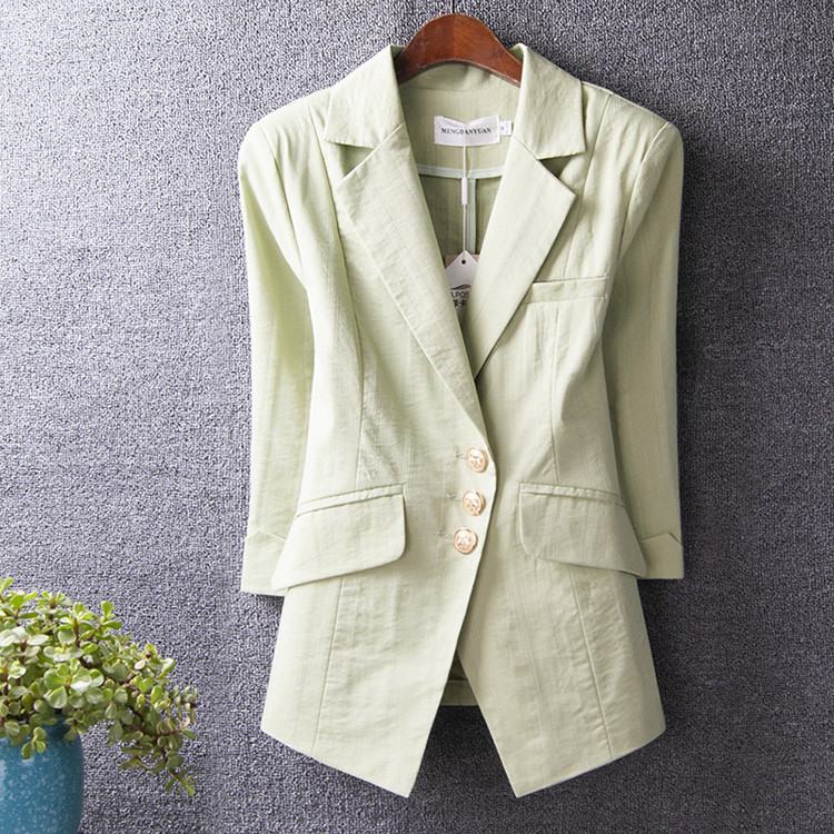 Εντοιχισμένο γυναικείο σακάκι με κουμπιά