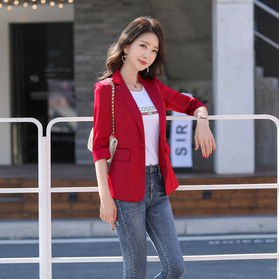 Νέο μοντέλο κομψό σακάκι με 3/4 μανίκια