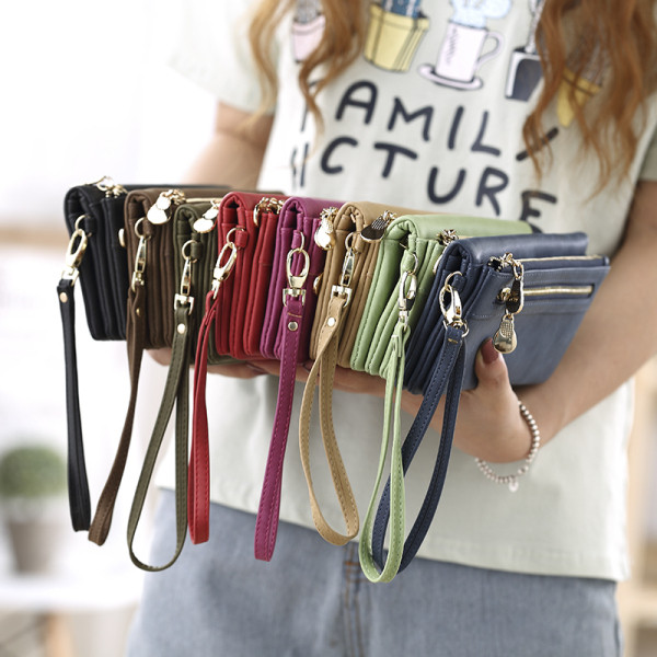 Naiste rahakott ökonahast luku ja sangaga