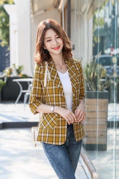 Σπορ και κομψό γυναικείο σακάκι με 3/4 μανίκια