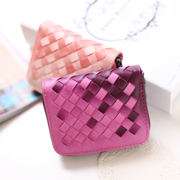 Portofel de dama in forma patrata cu fermoar