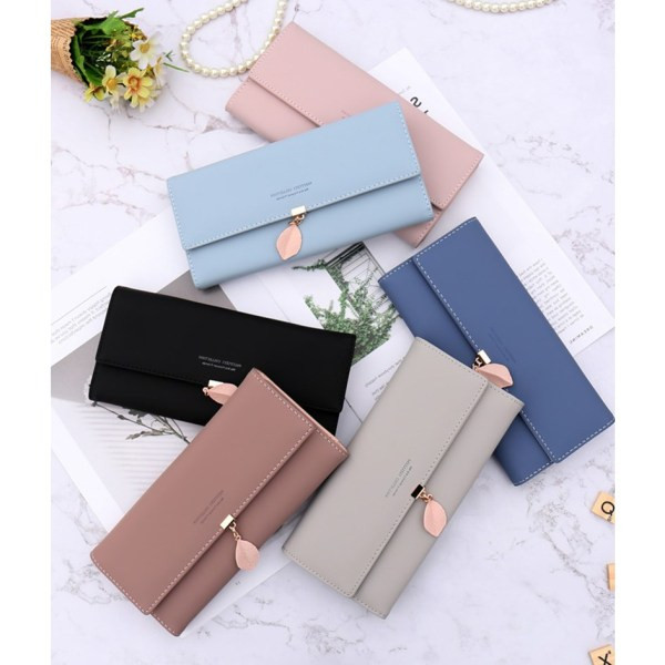 Naiste igapäevane metallist kaunistusega rahakott