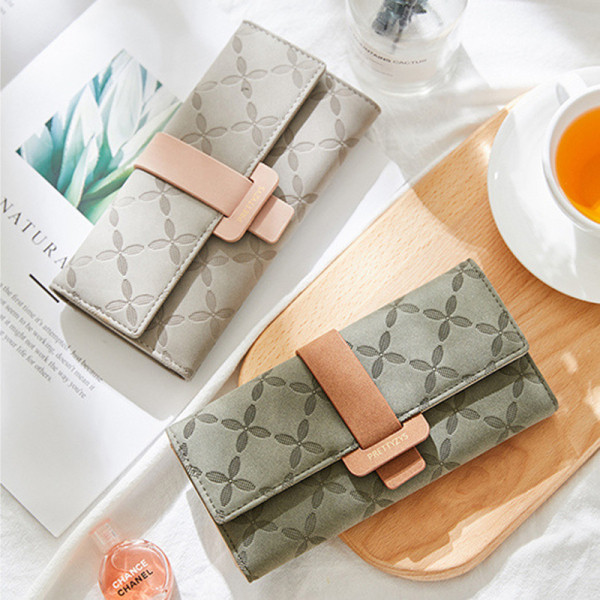 Női alkalmi pénztárca öko bőrből