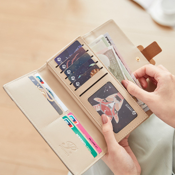 Női alkalmi pénztárca öko bőrből