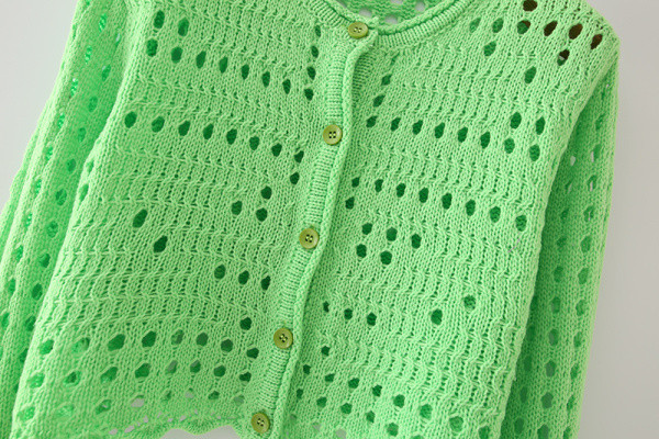 Νέο μοντέλο γυναικεία ζακέτα με στρογγυλή λαιμόκοψη και μακριά μανίκια