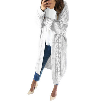 Modern női hosszú kardigán széles modell