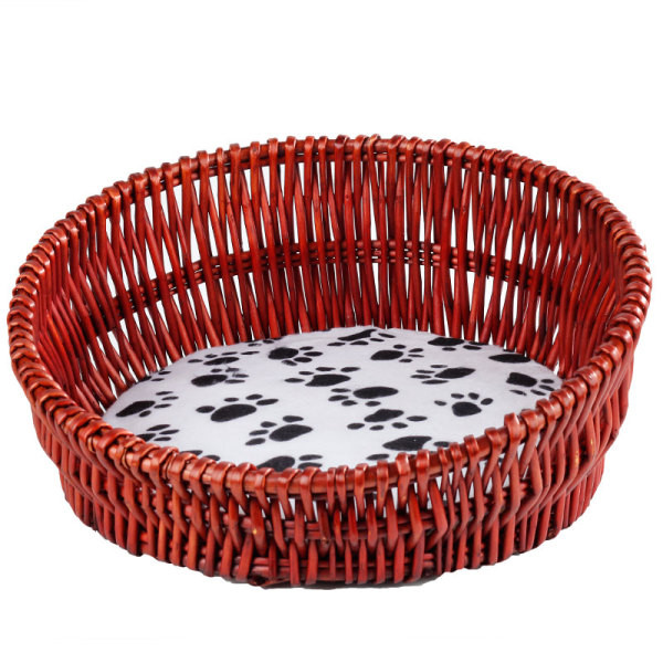 Universali kačių lova, pagaminta iš rotango