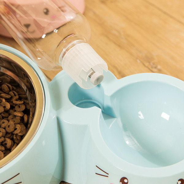 Mājdzīvniekiem piemērota ēdiena un ūdens bļoda