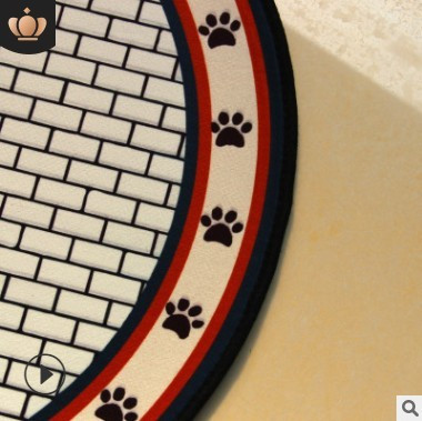 Apvalus 60 cm skersmens kilimėlis tinka augintiniams