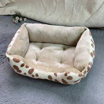 Φορητό βελούδινο κρεβάτι για σκύλους