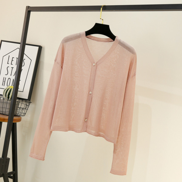 Uut mudelit pikkade varrukate ja nööpidega naiste kardigan