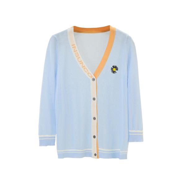 Új modell női kardigán hímzéssel, hosszú ujjal