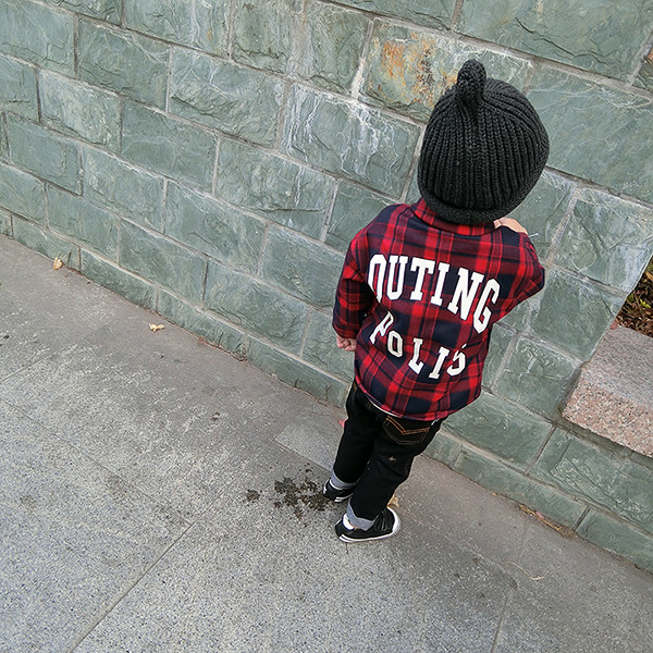 Alkalmi gyerekfarmer fiúknak cipzárral és zsebekkel