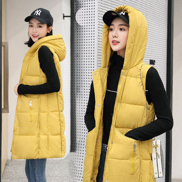 Gara rudens-ziemas veste ar kapuci