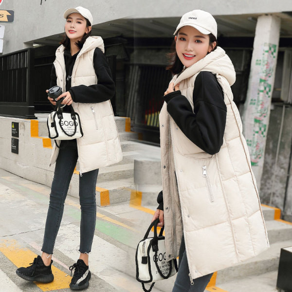 Gara rudens-ziemas veste ar kapuci