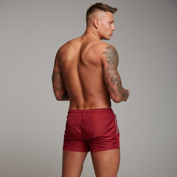 Ανδρικό μαγιό με φερμουάρ και λαστικό