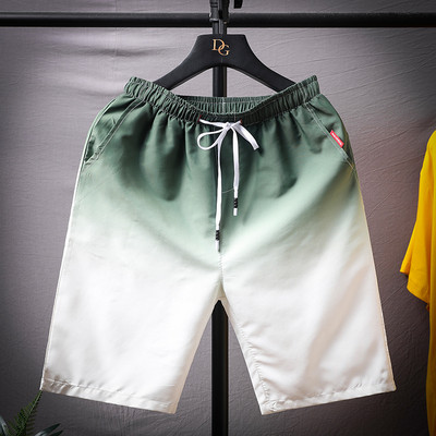 Pantaloni scurți de plajă pentru bărbați, irisați, cu elastic