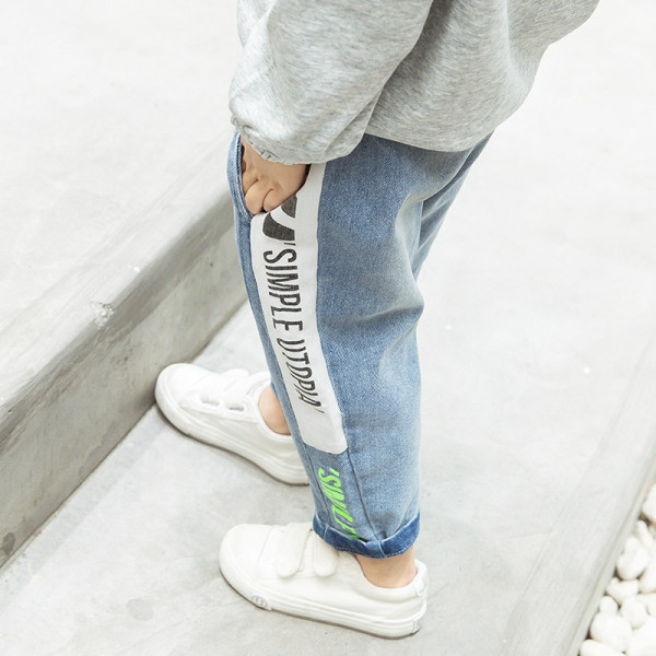 Casual παιδικό μακρύ τζιν με τσέπες