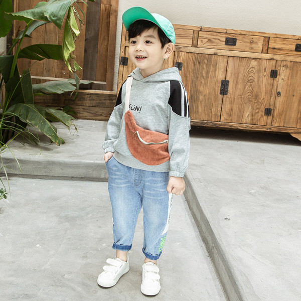 Casual παιδικό μακρύ τζιν με τσέπες