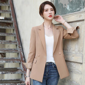 Άνοιξη-φθινόπωρο μακρύ σακάκι - μεγάλα μεγέθη