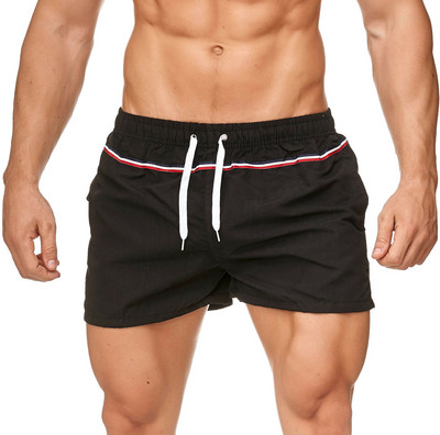 Pantaloni scurți de baie pentru bărbați cu cravate