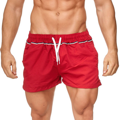 Pantaloni scurți de baie pentru bărbați cu cravate