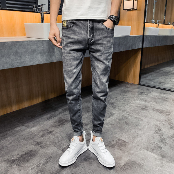 Ανδρικά τζιν κλασικό μοντέλο με τσέπες