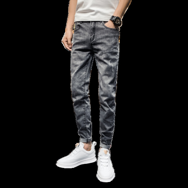 Ανδρικά τζιν κλασικό μοντέλο με τσέπες