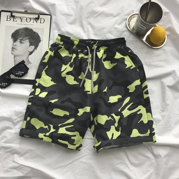 Vīriešu pludmales šorti ar gumiju