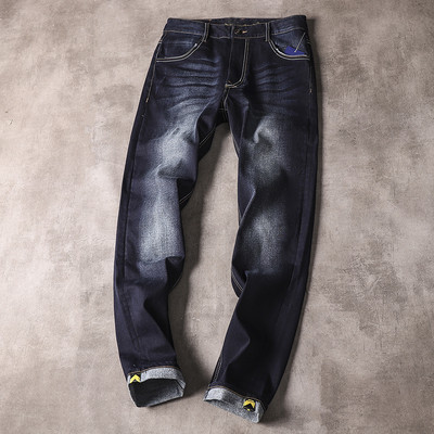 Ανδρικά μακριά τζιν με τσέπες