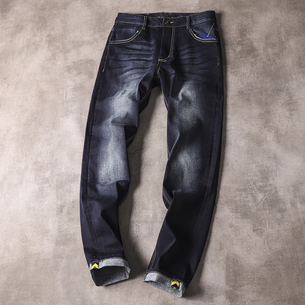 Ανδρικά μακριά τζιν με τσέπες