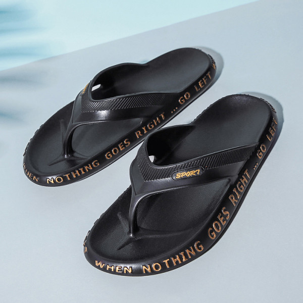 Vīriešu ikdienas čības ar uzrakstu