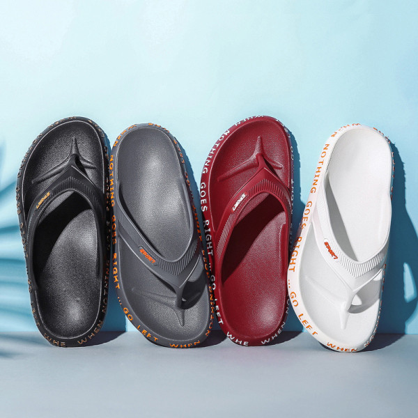 Vīriešu ikdienas čības ar uzrakstu