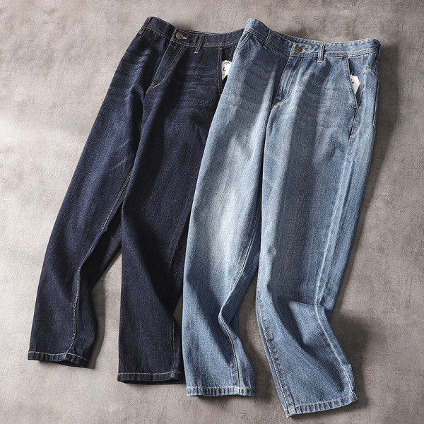 Gari ikdienas vīriešu džinsi