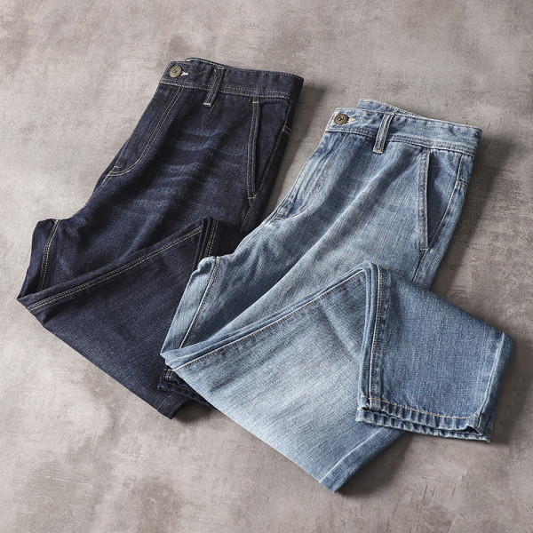 Gari ikdienas vīriešu džinsi