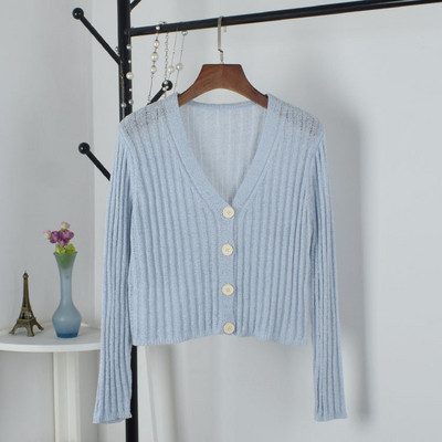 Alkalmi női mellény spitz nyakkivágással és hosszú ujjakkal