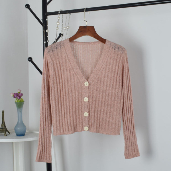 Alkalmi női mellény spitz nyakkivágással és hosszú ujjakkal