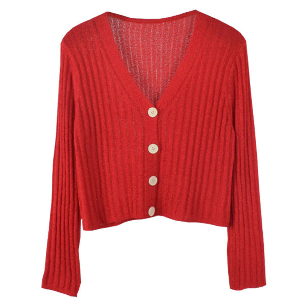 Alkalmi női mellény spitz nyakkivágással és hosszú ujjakkal