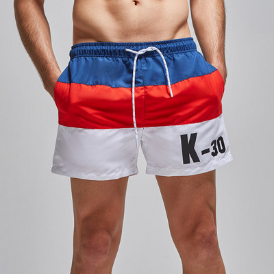 Uus mudel lipsudega ja elastse vöökohaga meeste ujumistrikoo