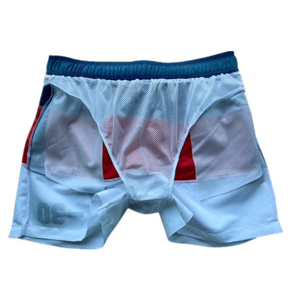 Uus mudel lipsudega ja elastse vöökohaga meeste ujumistrikoo