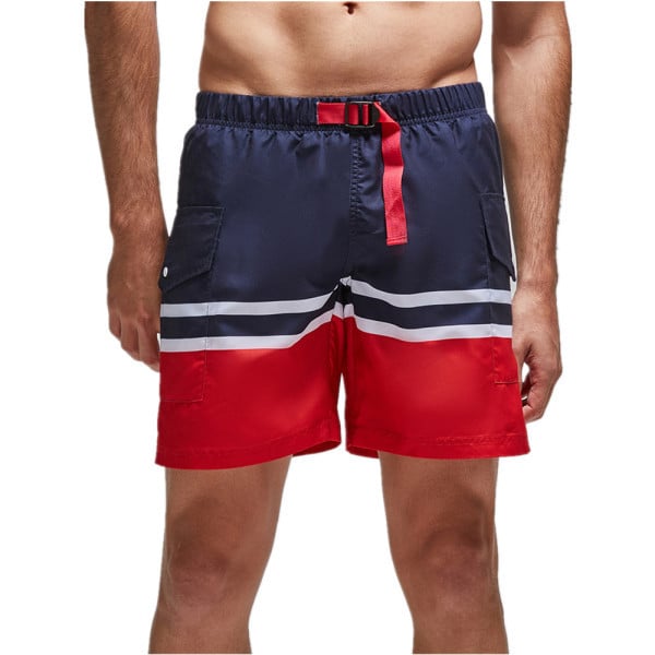 Costum de baie pentru bărbați cu uscare rapidă, cu talie elastică