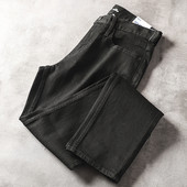 Blugi lungi negri casual pentru bărbați