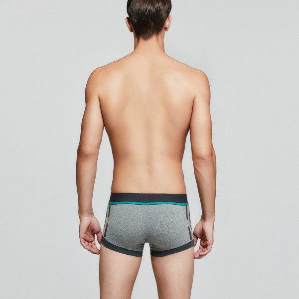 Lenjerie pentru bărbați cu talie elastică și inscripție