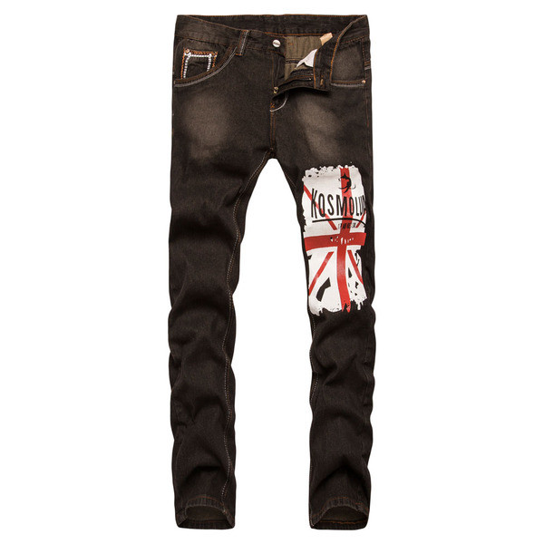 Μακριά ανδρικά τζιν - Λεπτό μοντέλο