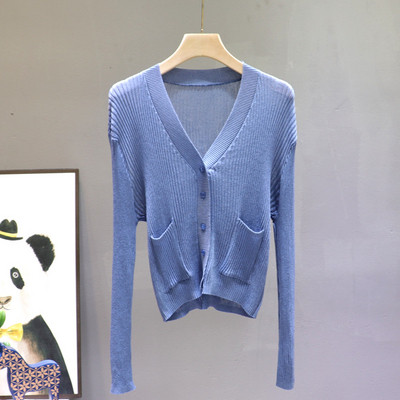 Naiste kahe tasku ja spitsikaelusega vest