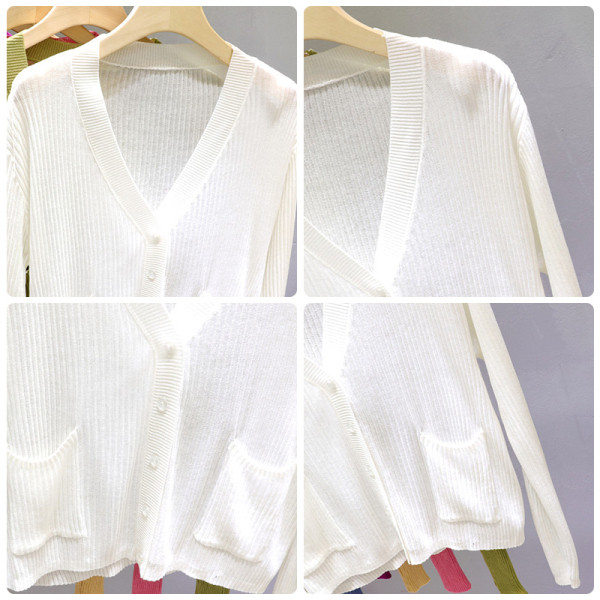 Naiste kahe tasku ja spitsikaelusega vest