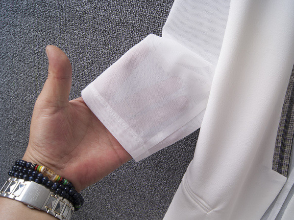 Sieviešu taisna jaka ar 3/4 piedurknēm