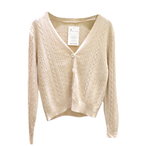 Γυναικεία μοντέρνα ζακέτα με λαιμόκοψη